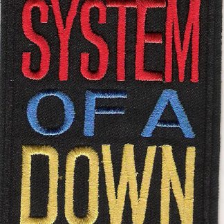 patch embroidered / écusson thermocollant System Of The Down