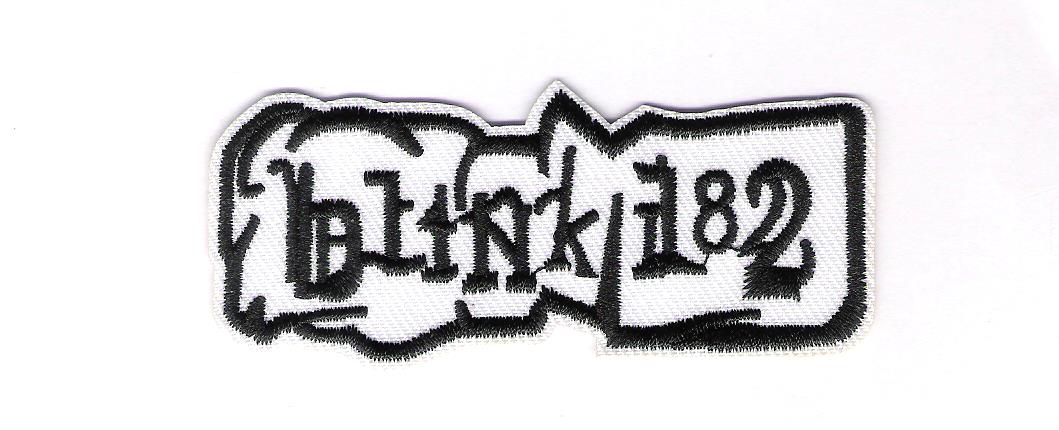 Patch Thermocollant Blink 182 - Logo Bleu Ciel, 8.5 X 4 Cm, Pour Customiser Vos Vêtements