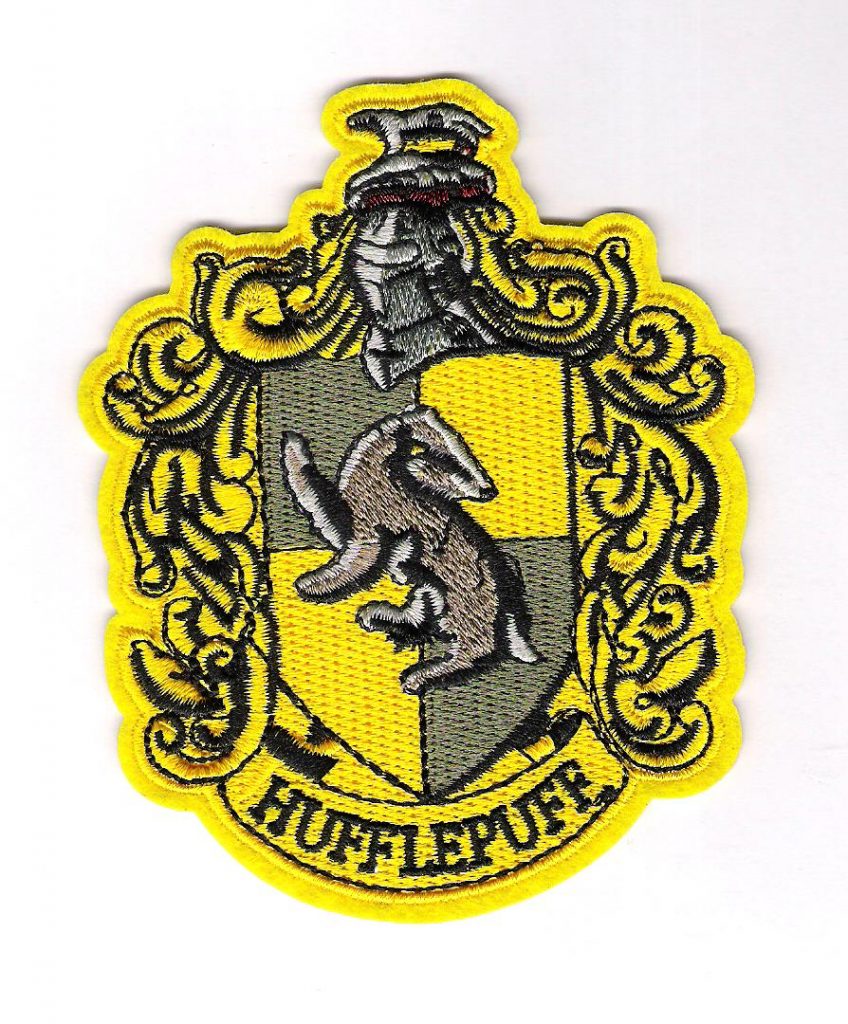 patch embroidered / écusson thermocollant Harry Potter Hufflepufe