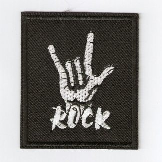 patch embroidered / écusson thermocollant Rock