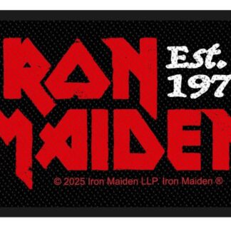 patch iron maiden est 1975