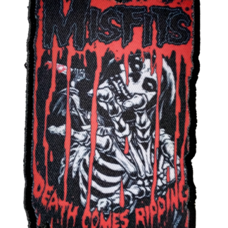 Patch écusson à coudre Misfits Death Comes Ripping
