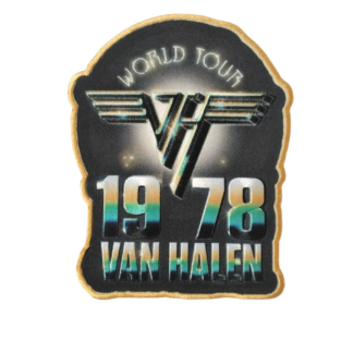 Patch écusson thermocollant ou à coudre Van Halen