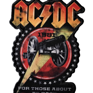 Patch écusson thermocollant ou à coudre AC/DC For those about to Rock