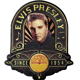 Patch écusson thermocollant ou à coudre du chanteur de rock n roll américain Elvis Presley