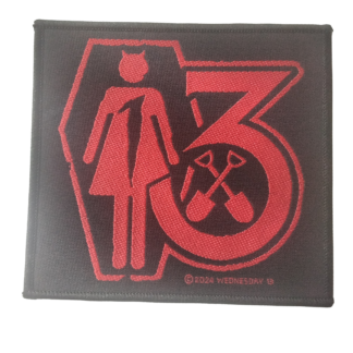 patch écusson à coudre wednesday 13