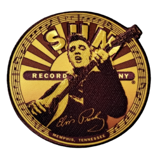 Patch écusson thermocollant ou à coudre Elvis Presley