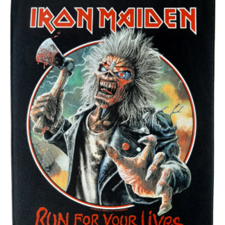 Backpatch race number to sew on, "Iron Maisen Run for Your Lives"